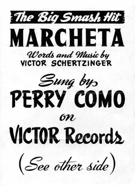 Marcheta Poster